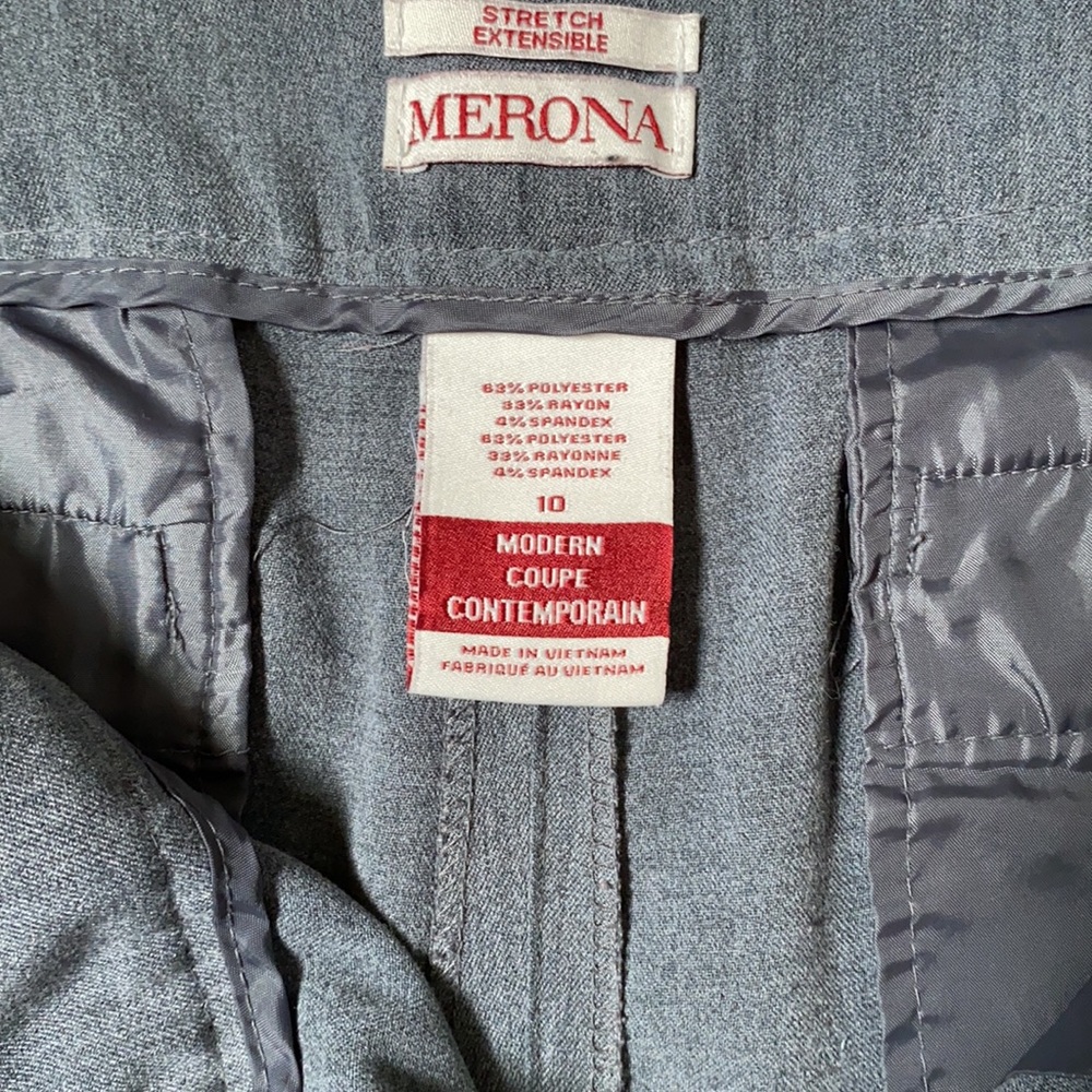 Merona Gray Slacks - Picture 4 of 7